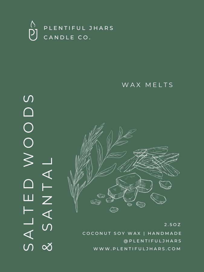 NEW! Salted Woods and Santal - Wax Melts